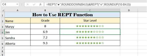 How To Use Rept Function In Excel Funny And Simple Tutorial My