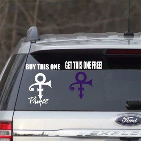 Free Usa Shipping Prince Rogers Nelson Vinyl Decal Sticker