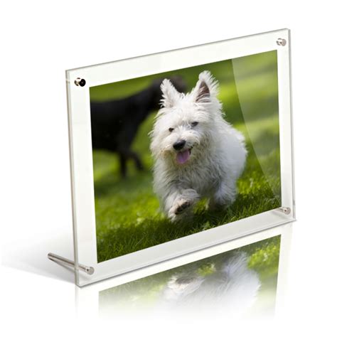 It's sleek, simple, and modern. A4 Acrylic Desktop Frame | Get Acrylic Photo Frames