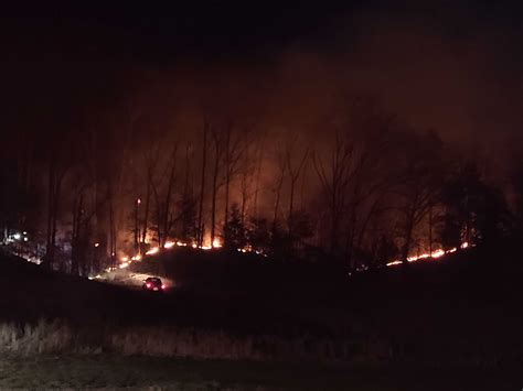 Mynatt Road brush fire in Halls community of Knox County, TN
