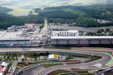 Aerial Views Of The Nurburgring And The New Development And Facilities
