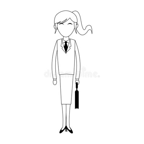 Faceless Business Woman Icon Image Stock Vector Illustration Of Teach Design 86993517