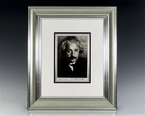 Albert Einstein Signed Photograph Rare Photograph