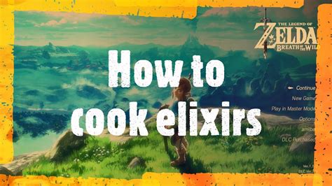 Breath of the wild, you're given an incredible amount of freedom. The Legend of Zelda: Breath of the Wild - How to cook Elixirs!! - YouTube