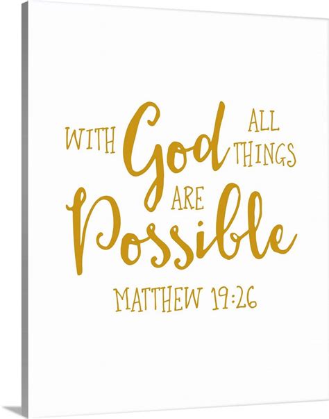 Matthew 1926 Scripture Art In Gold And White Wall Art Canvas Prints