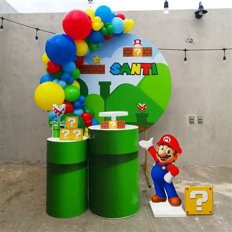 Decoración De Mario Bros Decoracion De Mario Bros Decoración De Unas Fiesta De Mario Bros