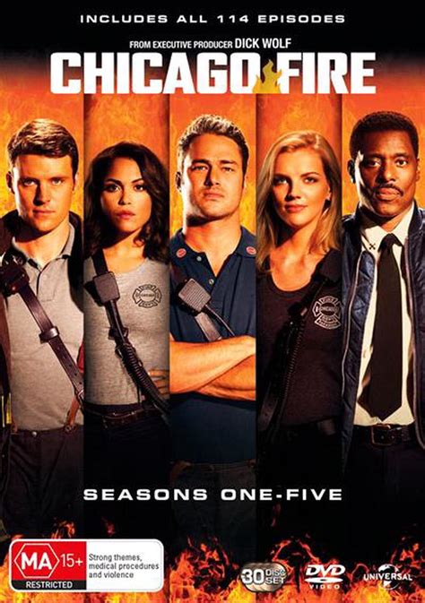 Chicago Fire Season 1 5 Boxset Dvd Region 4 Free Shipping