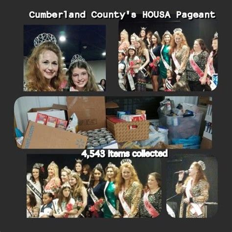 Successful Pageant Last Night Food Items Collected For The