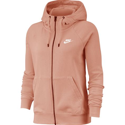 Nike Sportswear Womens Essential Full-Zip Fleece Hoodie - Nike from ...