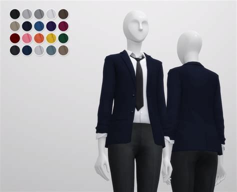 Business Suit F Separate Top At Rusty Nail Sims 4 Updates