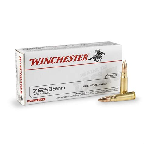 Winchester Ammunition 762x39 Mm 123 Grain Full Metal Jacket 20