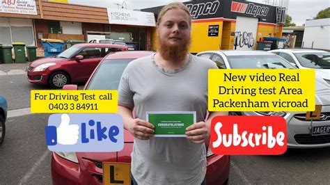 New Video Real Driving Test Area Packenham Vicroad Driving Lesson Youtube