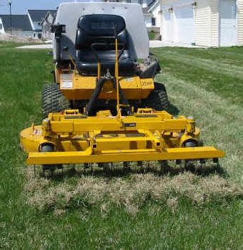 Mower attachments come in numerous varieties. De-Thatch Your Lawn - Green Bay, WI