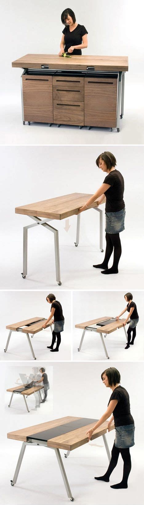 Kitchen table sets expandable is free hd wallpaper. kitchen workspace converts to dining table . dornob.com ...