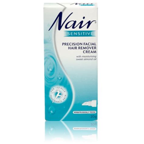 Depilatory creams are made of strong chemicals that can cause chemical burns, even when. Nair Sensitive Precision Facial Hair Remover Cream
