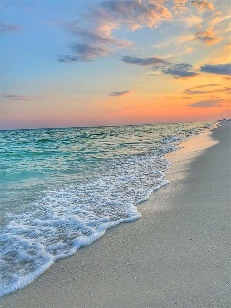Gulf Islands National Seashore Sunset Portrait Photograph By Elizabeth