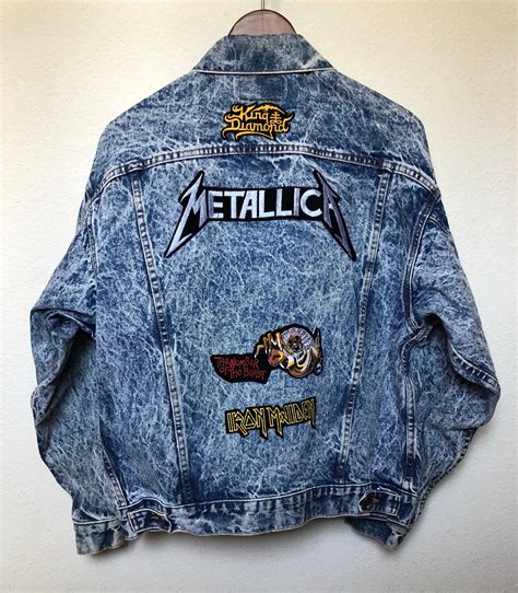 Vintage Levis Acid Wash Denim Jacket 80s 1980s Vtg Heavy Etsy Acid