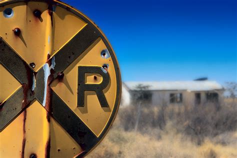 Wild West Railroad Pecos Texas Railroad Sign Outside Peco Flickr