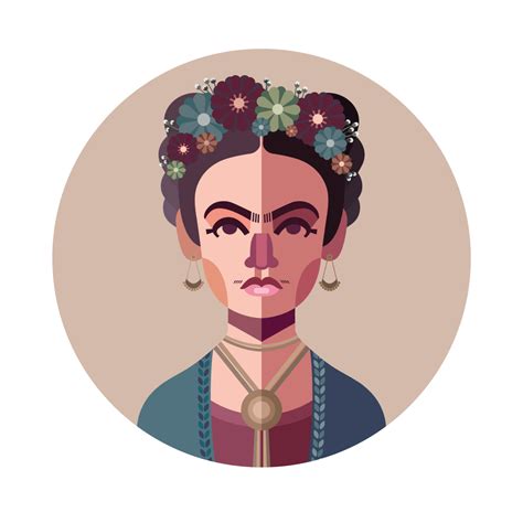 Frida Kahlo Vector Illustration Domestika