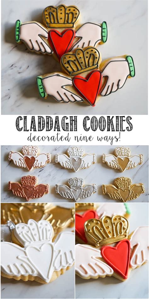 Feb 15, 2020 · this post may contain affiliate links · as an amazon associate i earn from qualifying purchases. Claddagh Cookies, decorated nine ways! in 2020 | Irish ...
