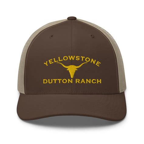 Yellowstone Dutton Ranch Trucker Caps Men Women Unisex Etsy