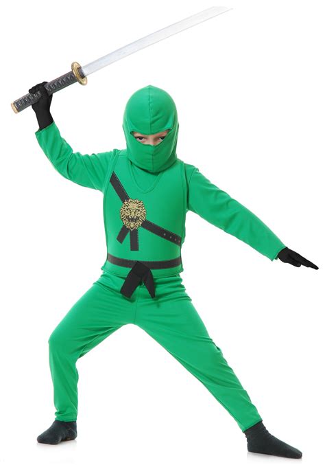 Kids Green Ninja Costume Kids Ninja Costumes