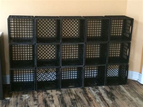 my new set of cubbies free milk crates crate shelves diy milk crates diy diy storage projects