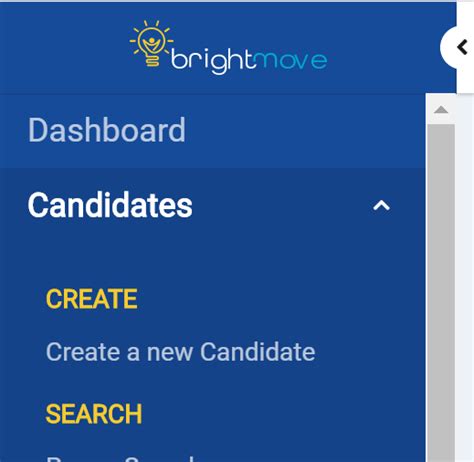 Manually Create A Candidate Profile Brightmove Help Desk