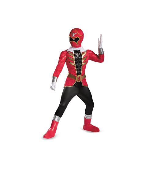 Power Rangers Red Ranger Super Megaforce Boys Costume Tv