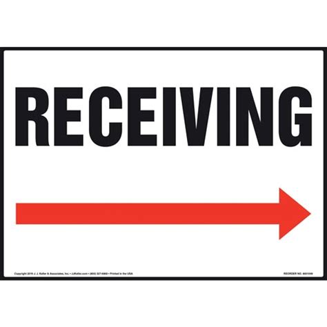 Receiving Sign Right Arrow