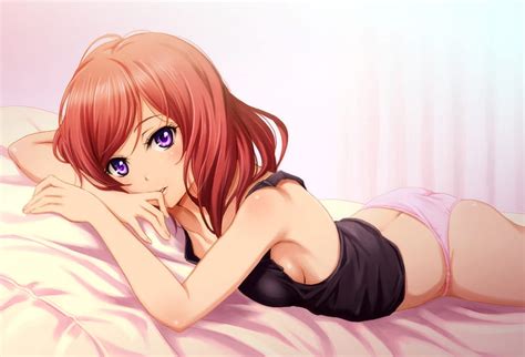 Pretty Beautiful Adorable Bed Sweet Anime Hot Beauty Anime