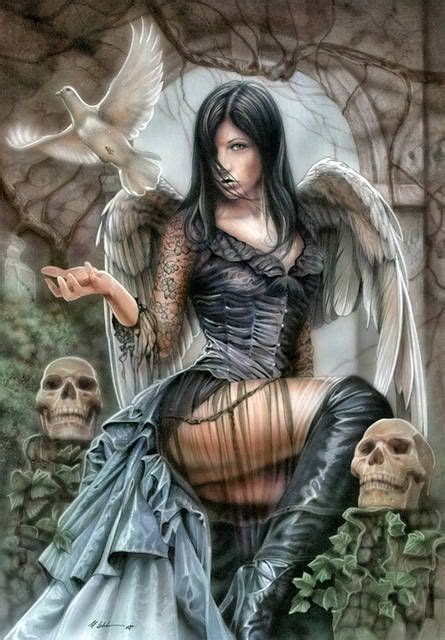 Pin By Amber On Angels Gothic Fantasy Art Fantasy Art Gothic Angel