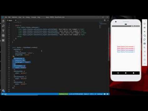 Set Text Color In React Native Youtube