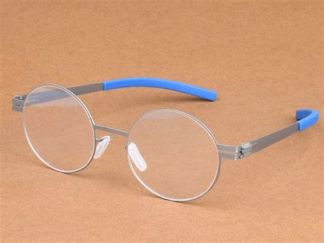 Stainless Retro Round Men Eyewear Optical Prescription Glasses Frame