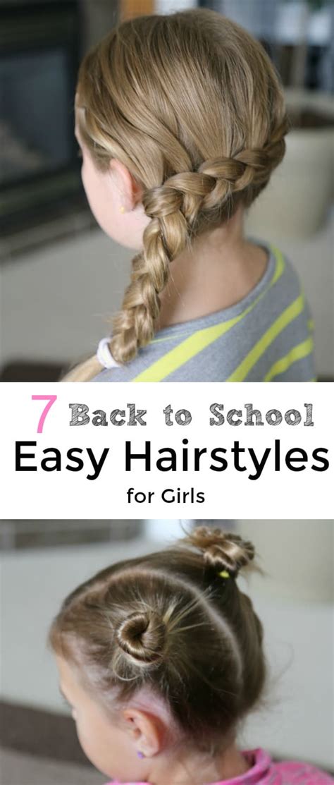 After a night of revision, thinking about what hairstyle you should wear to school may be far from your mind. 7 Back to School Easy Hairstyles for Girls