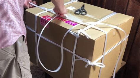 段ボール箱の結び方 how to tie the cardboard box youtube