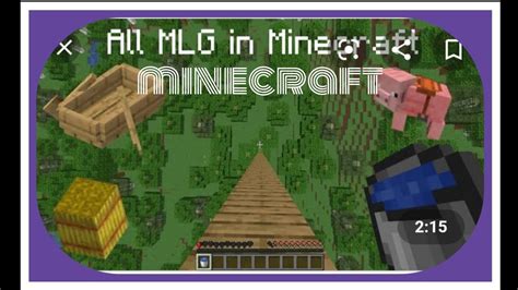 Doing All Mlg In Minecraft Youtube