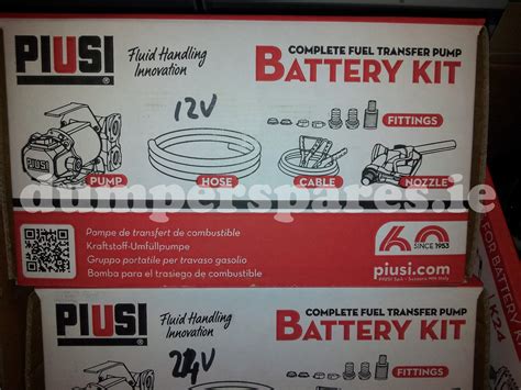 Piusi 12 Volt Fuel Transfer Pump Kit Earthxtract Commercial Ltd