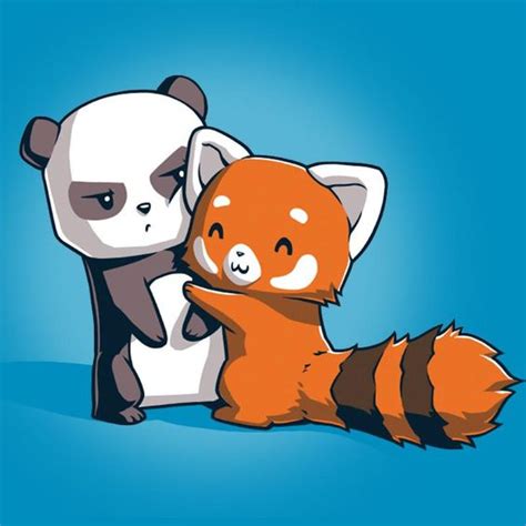 Panda Hug We Love Panda 레서판다 귀여운 그림 Et 그리기