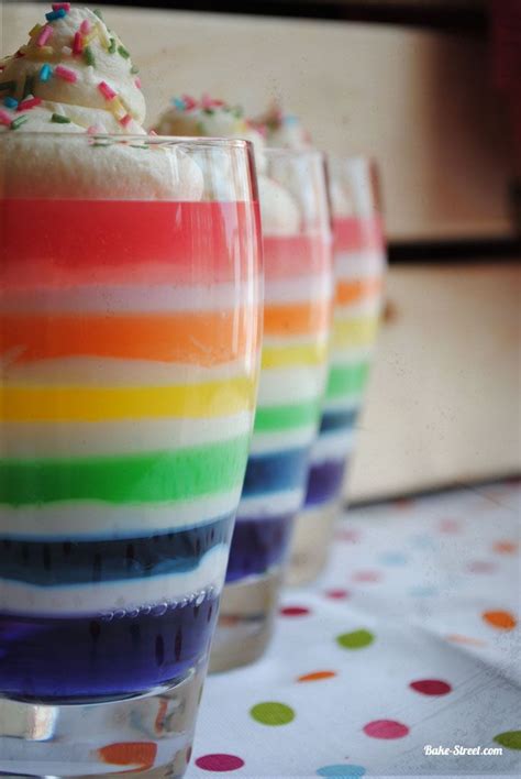 Arco Iris De Gelatina Rainbow Jelly Rainbow Food Food Videos Desserts
