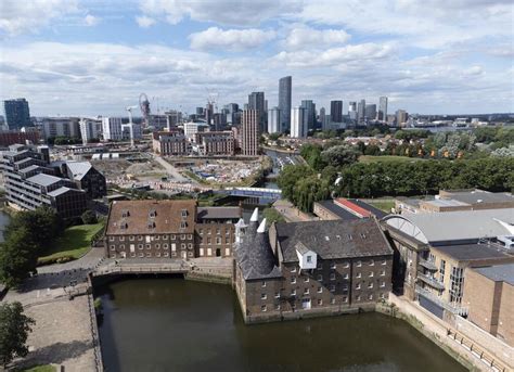 Three Mills Aerial Image The House Mill And East London Science School