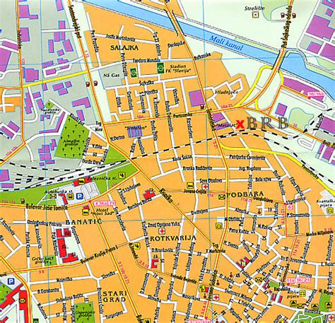 Ulice Novog Sada Mapa Superjoden