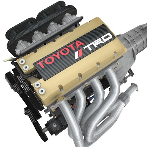3d Model Toyota Trd 4age Formula Atlantic Engine Vr Ar Low Poly