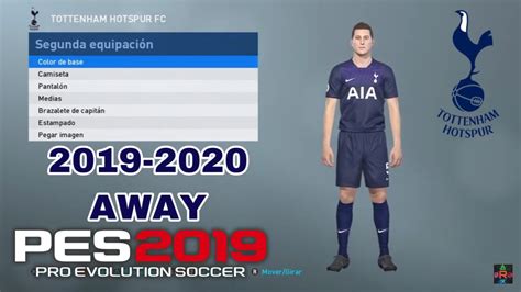 Pes 2019 Kit Tottenham 2019 2020 Away Iamrubenmg Youtube