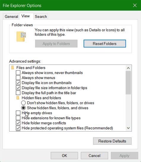 How To Show Hidden Files And Folders In Windows 10 Solveyourtech