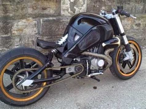 Buell blast 500 chopper bobber cafe black reverse cone exhaust muffler pipe. Justified Defiance Buell Chopper - YouTube