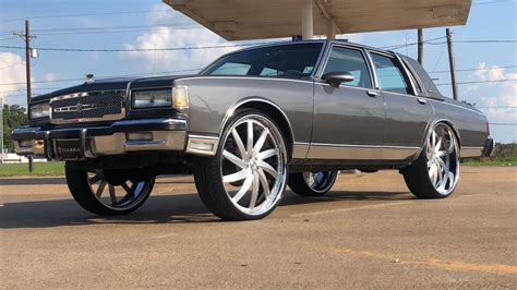 1988 Chevy Caprice Ls Brougham On 28 Wheels Gallery And Video Big