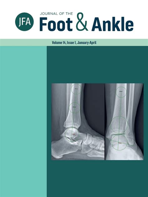 Study Of The Radiographic Parameters Of Normal Ankles Journal Of The