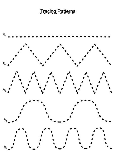patterns preschool tracing worksheets preschool tracing tracing