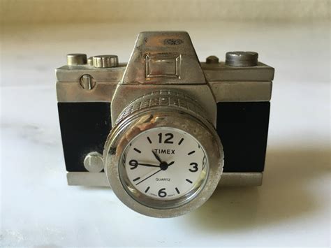 Unique Timex Collectible Mini Clock 35 Mm Camera Design Etsy
